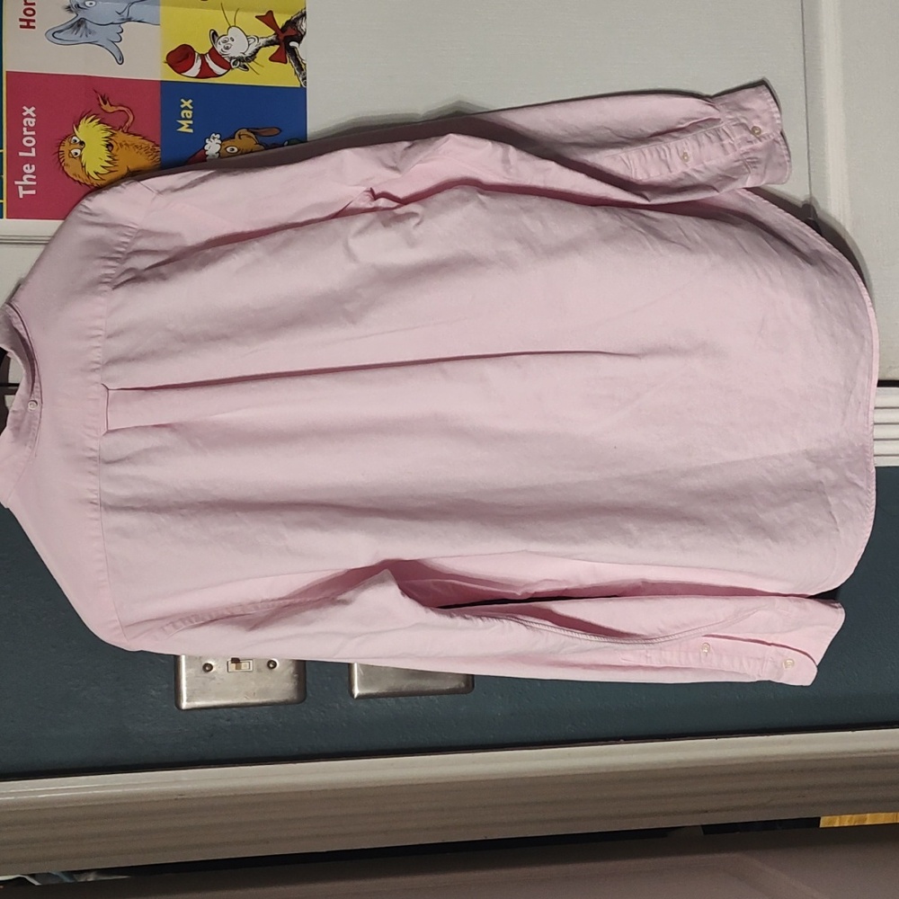 Ralph Lauren Pink Custom Fit Size Large Casual Button Down Shirt - Picture 3 of 5
